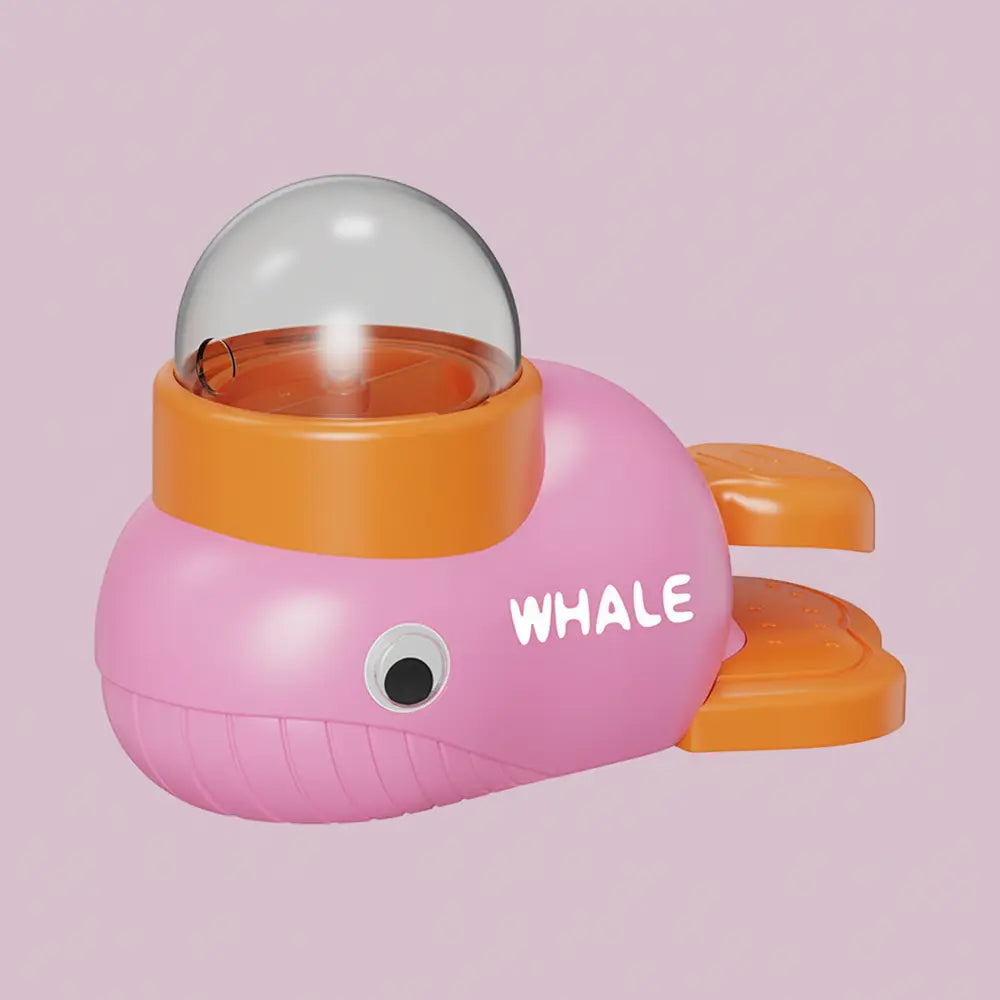 Duck Puzzle Feeder for Playful Mealtimes - Whale Pink -Viva Essence Pet