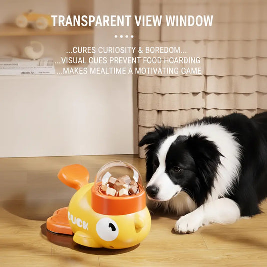 Duck Puzzle Feeder for Playful Mealtimes - -Viva Essence Pet