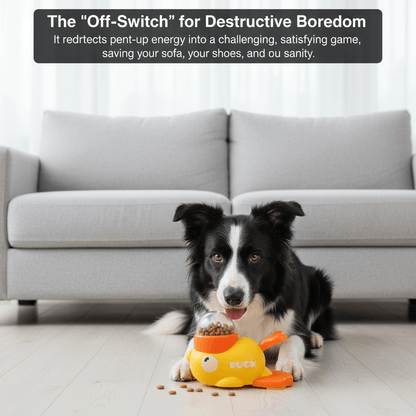 Duck Puzzle Feeder for Playful Mealtimes - -Viva Essence Pet