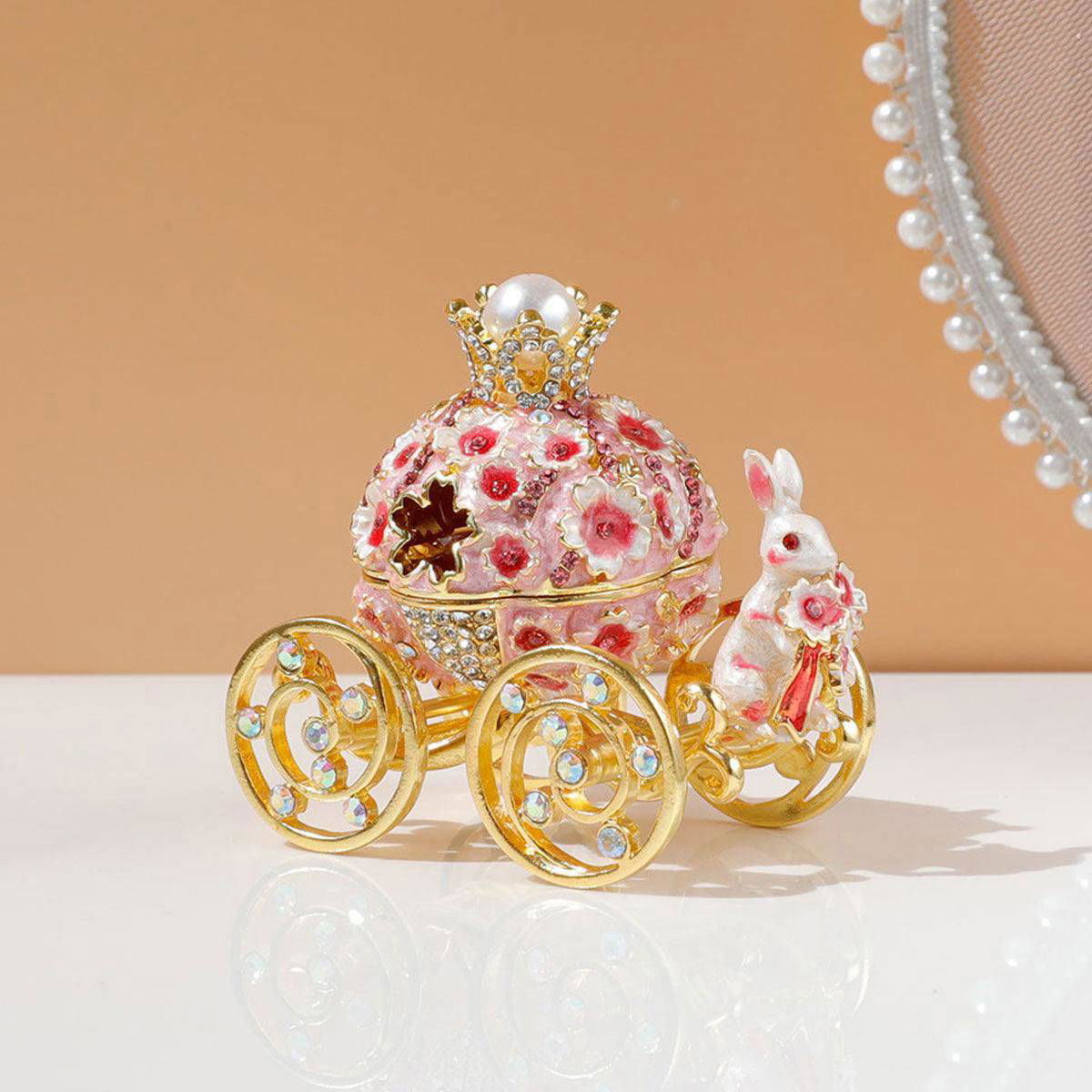Fairy tale keepsake box opened to reveal a secure hinged compartment with a magnetic clasp - vivaessencepet