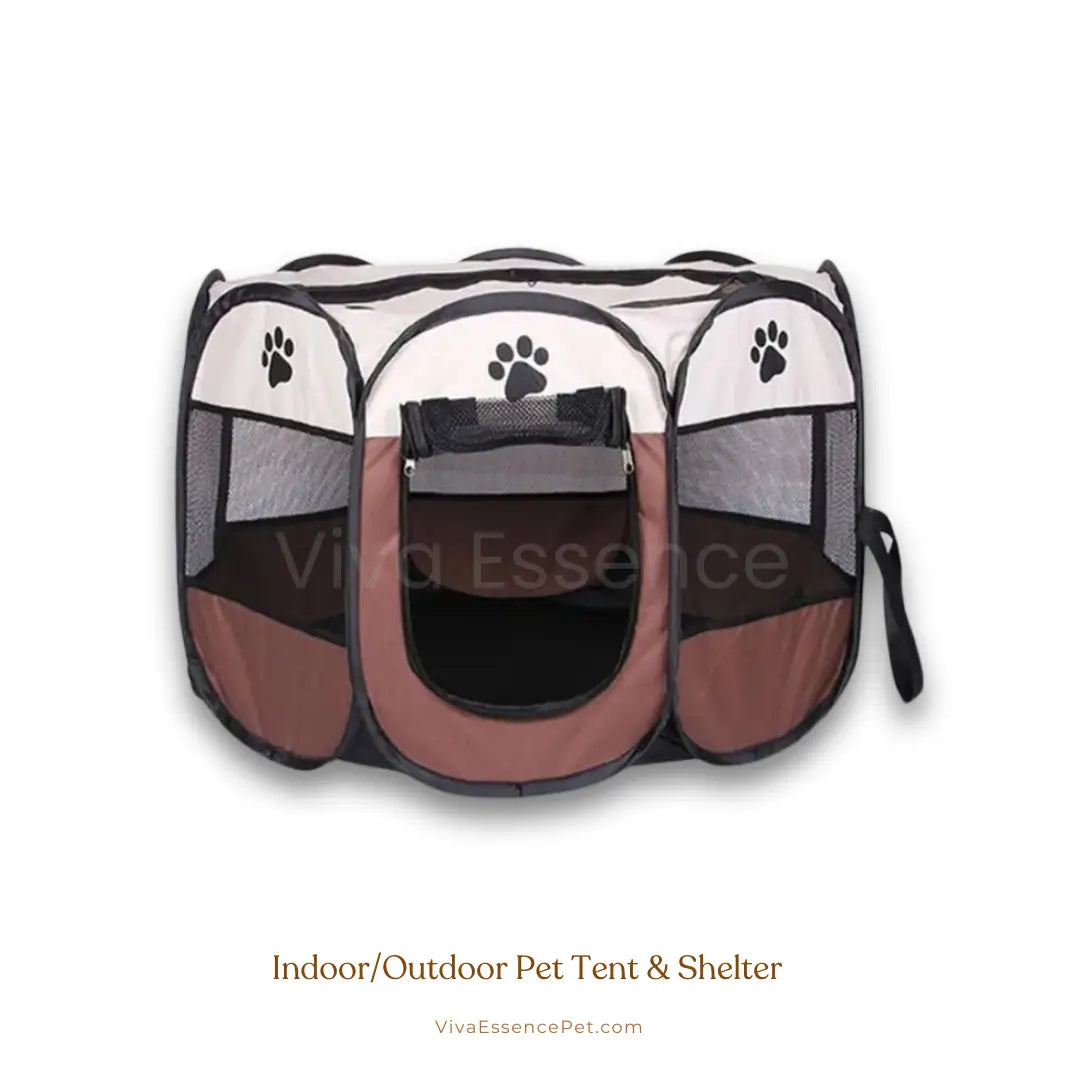 Pop-Up Pet Haven, una soluzione resistente per contenere gli animali durante i viaggi con pannelli in rete per favorire il passaggio dell'aria - vivaessencepet