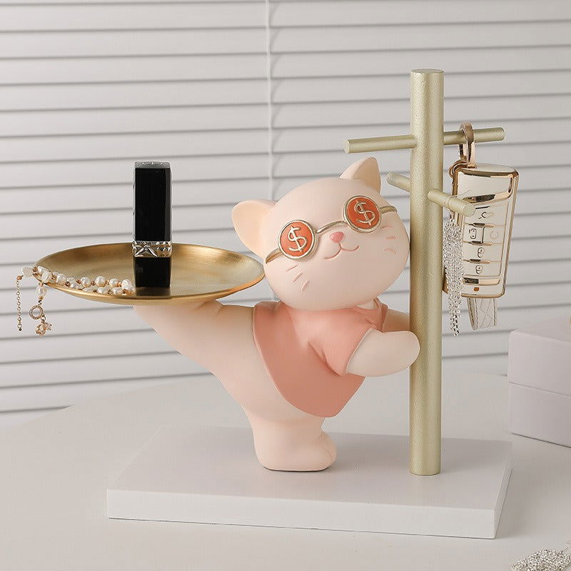 Fortuna Kitty Key & Trinket Holder - Viva Essence