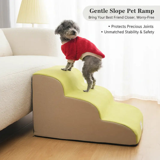 Gentle Slope Pet Ramp for Beds & Sofas - -Viva Essence Pet