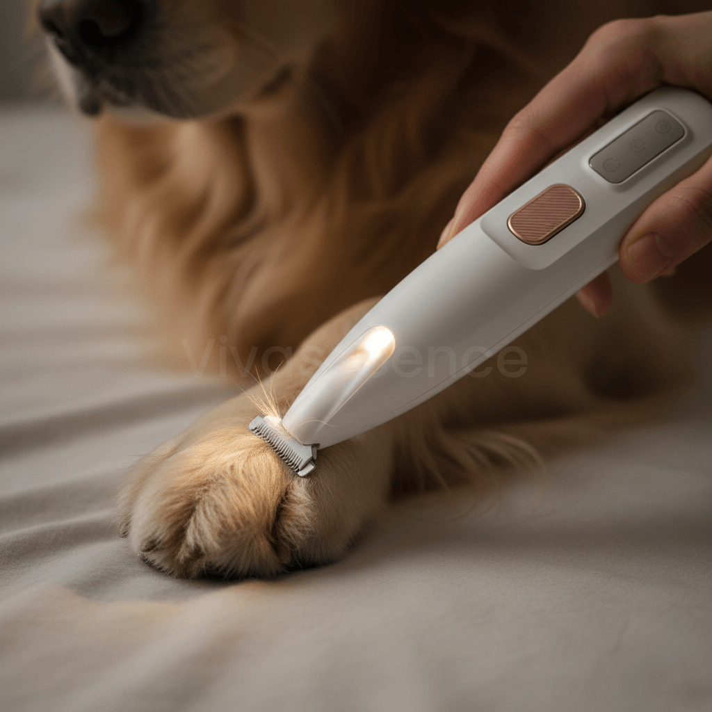 HydroGuard Waterproof Paw Groomer with LED Precision - -Viva Essence Pet