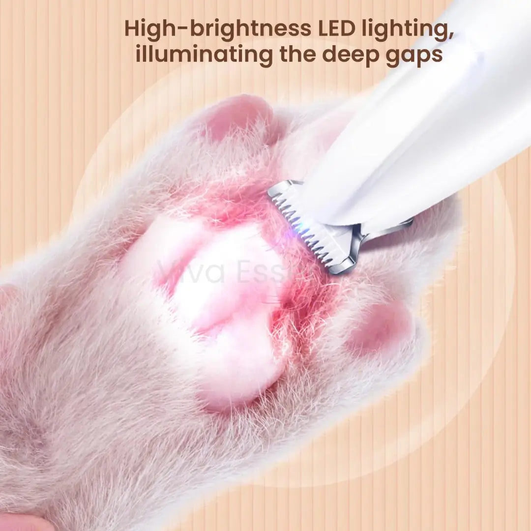 HydroGuard Waterproof Paw Groomer with LED Precision - Viva Essence