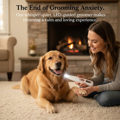 HydroGuard Waterproof Paw Groomer with LED Precision - -Viva Essence Pet