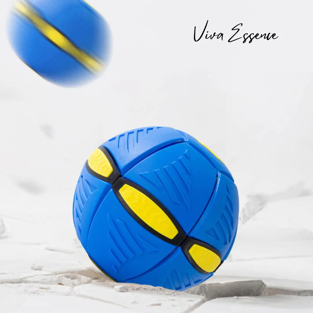 Interactive Flying Saucer Ball for Pets Lights & Dual Play Modes - Viva Essence