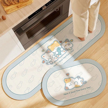 Non-slip Oil-proof Long Kitchen Mat – Durable Home Essential - Viva Essence