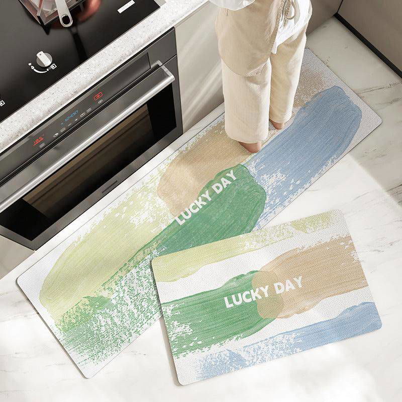 Non-slip Oil-proof Long Kitchen Mat – Durable Home Essential - Lucky Color Viva Essence