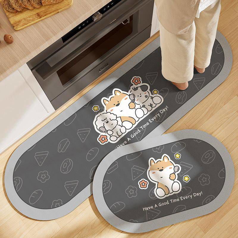 Non-slip Oil-proof Long Kitchen Mat – Durable Home Essential - Sunshine Xiao Wang Viva Essence