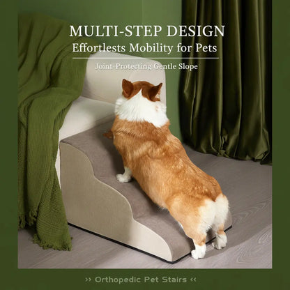 Orthopedic Dog Stairs for Joint Relief - -Viva Essence Pet