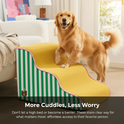 Orthopedic Dog Stairs for Joint Relief - -Viva Essence Pet