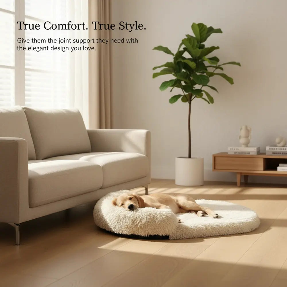 Orthopedic Snugglesoft Calming Pet Bed - -Viva Essence Pet