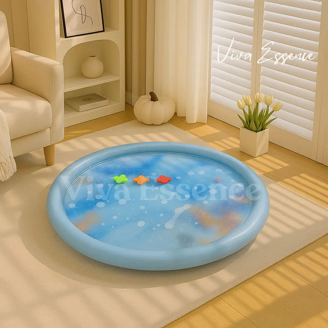 Durable all-season dog bed with water-filled base for cushioned comfort - vivaessencepet