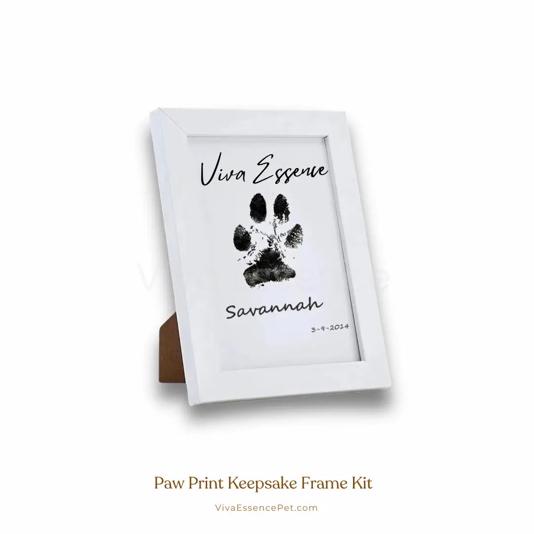 Viva Paw Keepsake Frame Kit - White Frame Viva Essence