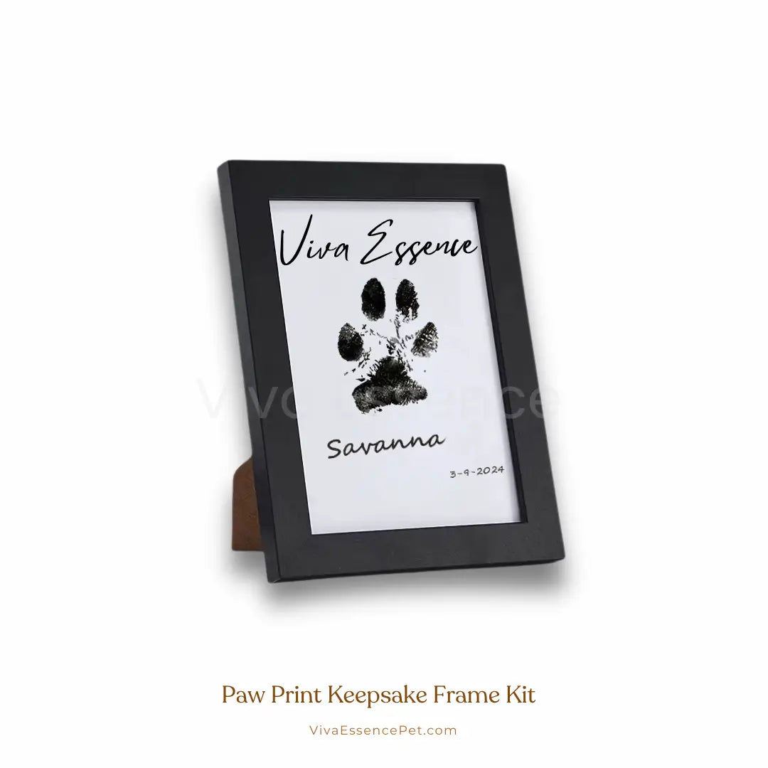 Viva Paw Keepsake Frame Kit - Black Frame Viva Essence