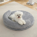 PlushNest Deluxe ortopedisk husdjursbädd med en stilren, minimalistisk design för modern husdjursinredning - vivaessencepet