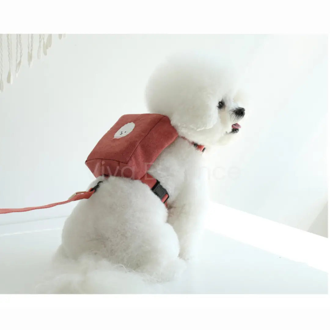 dog mini backpack Little Chonk Maxine One Backpack, Black, Large and 2 zippered pocketseverything you need for convenience! Waterproof Dog Backpack With Harness