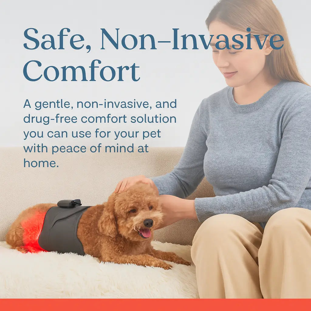 Soothing Red Light Pet Wrap for Joint Support - -Viva Essence Pet