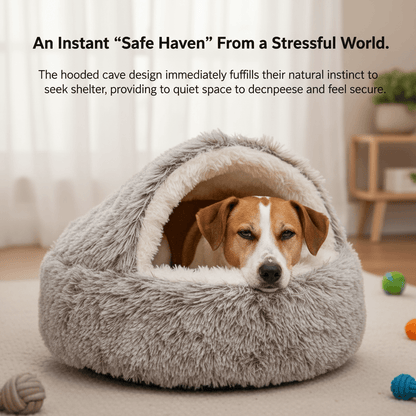 Snuggle™ Haven Deluxe Pet Bed - -Viva Essence Pet