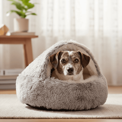 Snuggle™ Haven Deluxe Pet Bed - -Viva Essence Pet