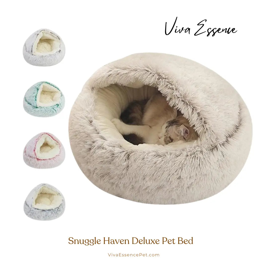 Snuggle Haven Deluxe Pet Bed - Viva Essence