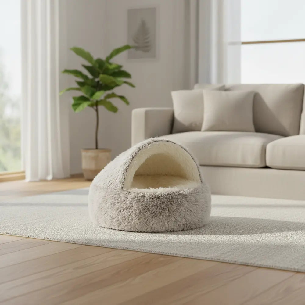 Snuggle™ Haven Deluxe Pet Bed - -Viva Essence Pet