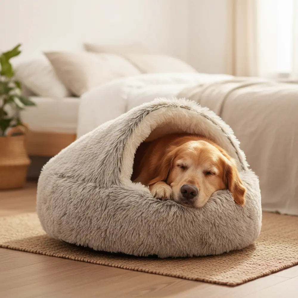 Snuggle™ Haven Deluxe Pet Bed - -Viva Essence Pet