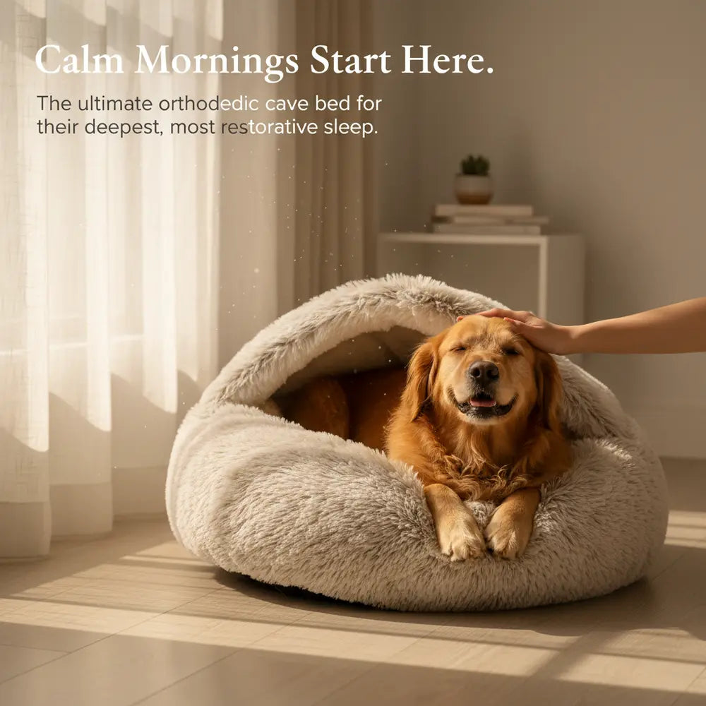 Snuggle™ Haven Deluxe Pet Bed - -Viva Essence Pet