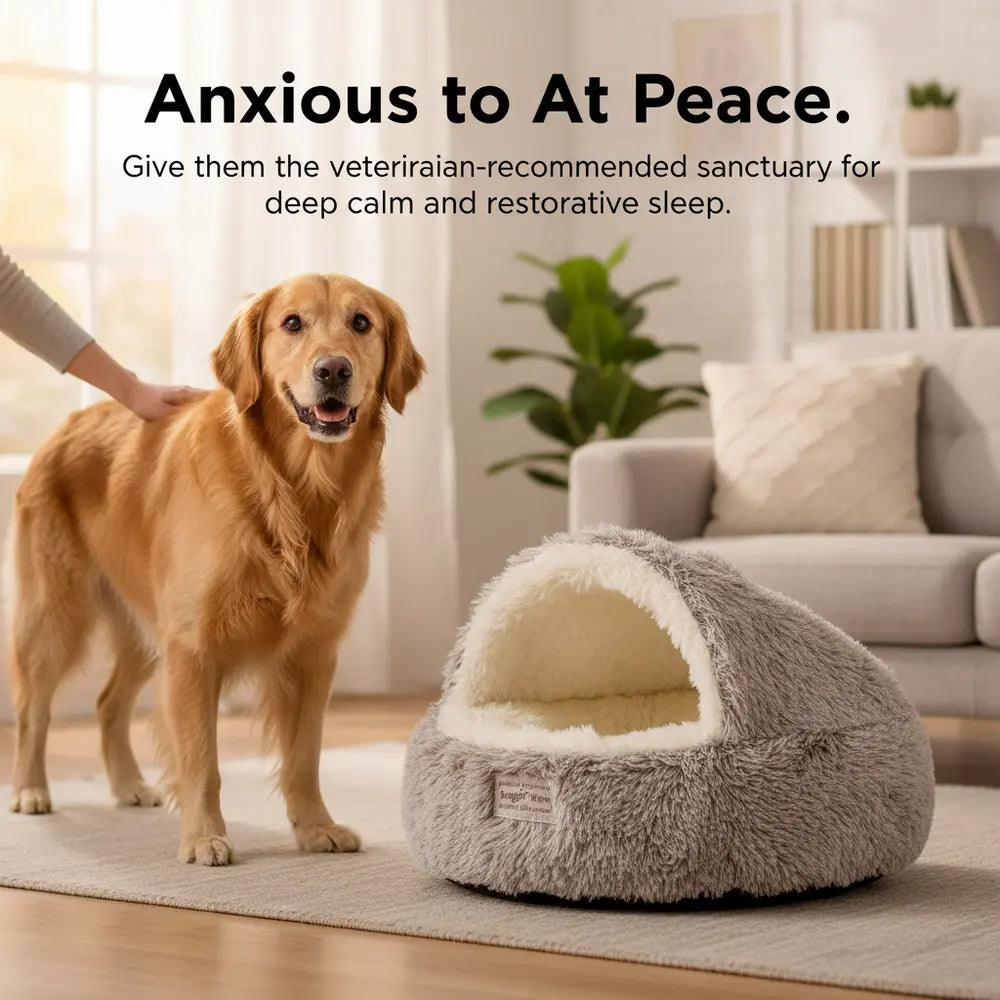 Snuggle™ Haven Deluxe Pet Bed - -Viva Essence Pet