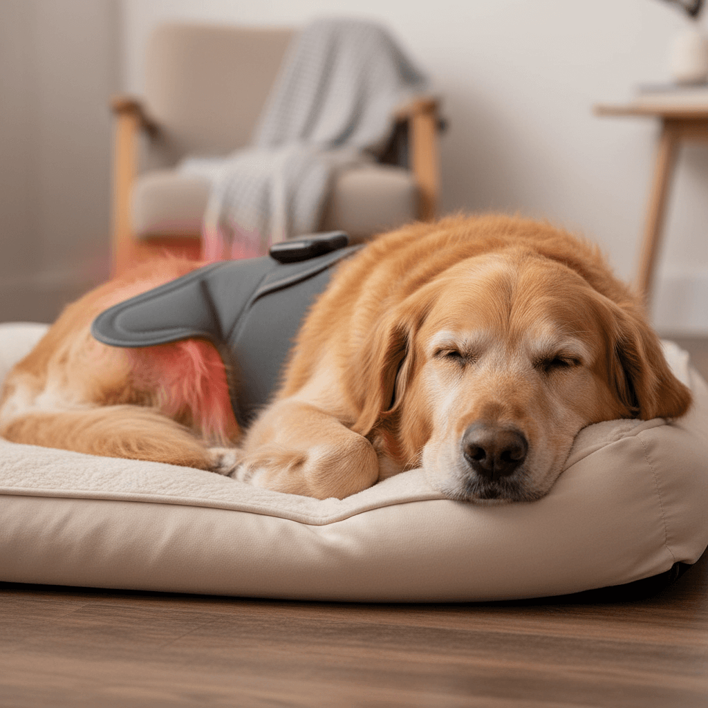 Soothing Red Light Pet Wrap for Joint Support - -Viva Essence Pet