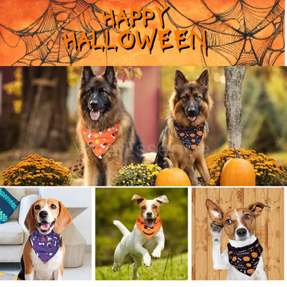 Spooky Cute Halloween Dog Bandana - Soft & Washable - Viva Essence