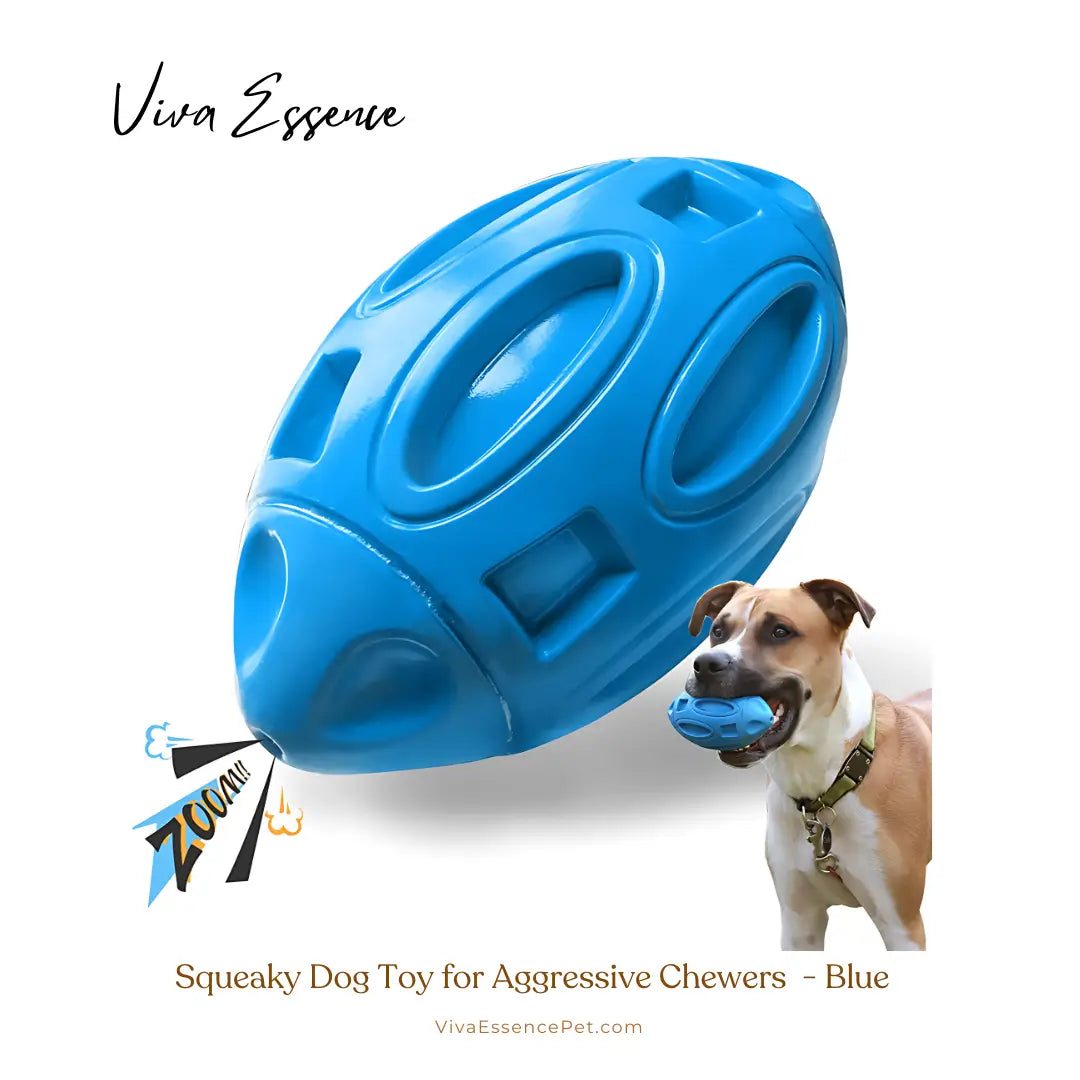 Imagem aproximada da superfície texturizada deste brinquedo para cão resistente a mordidas, que limpa os dentes e as gengivas - vivaessencepet