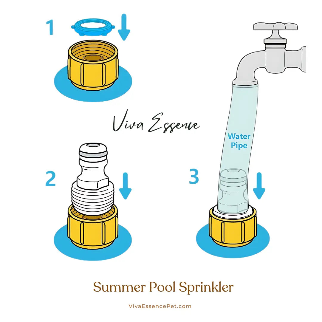 Summer Pool Sprinkler for dogs - Viva Essence