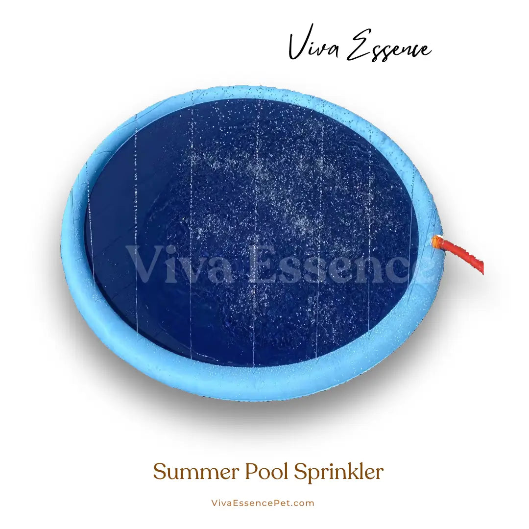 Viva Summer Pool Sprinkler for dogs - Ultimate Cooling Playground - Pure Blue Viva Essence