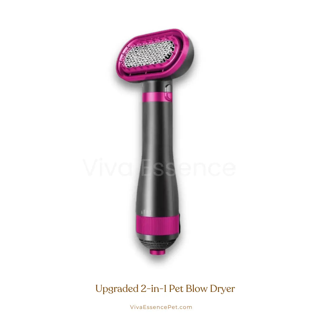 1. Secador de grooming para animais 2 em 1 PetPulse e escova suave de desembaraçar para modelar o pelo sem esforço - vivaessencepet