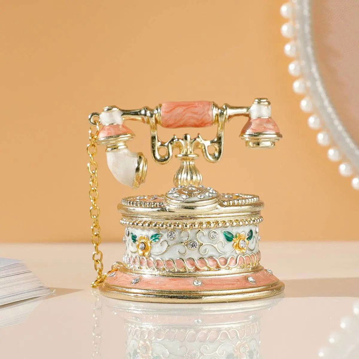 Vintage Elegance Telephone Jewelry Box - Viva Essence