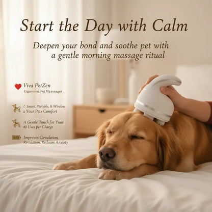 Viva PetZen Ergonomic Pet Massager - -Viva Essence Pet