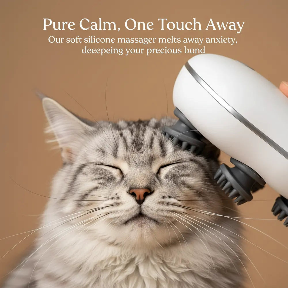 Viva Pet Spa: Handheld Calming Massager - -Viva Essence Pet