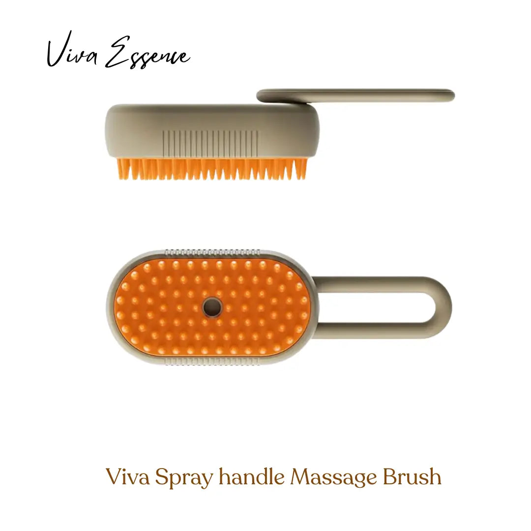 Viva Spray handle Massage Brush for Cats and Dogs - Viva Essence