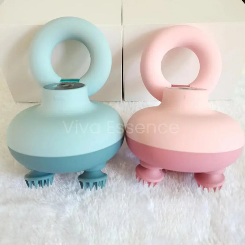 AuraPet Calming 3D Pet Massager with 84 soft silicone contacts for pet anxiety relief - vivaessencepet