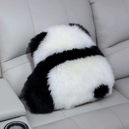 Wool Panda Charm Pillow Cushion - 53cm x 55cm 20.87" x 21.65" Viva Essence