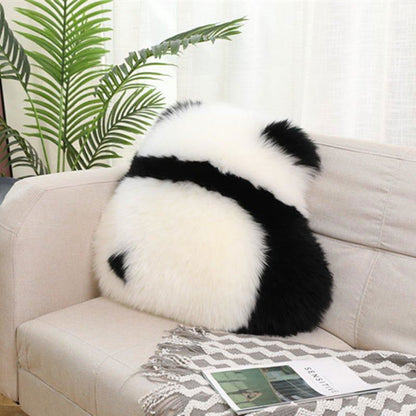 Wool Panda Charm Pillow Cushion - 53cm x 55cm 20.87" x 21.65" Viva Essence