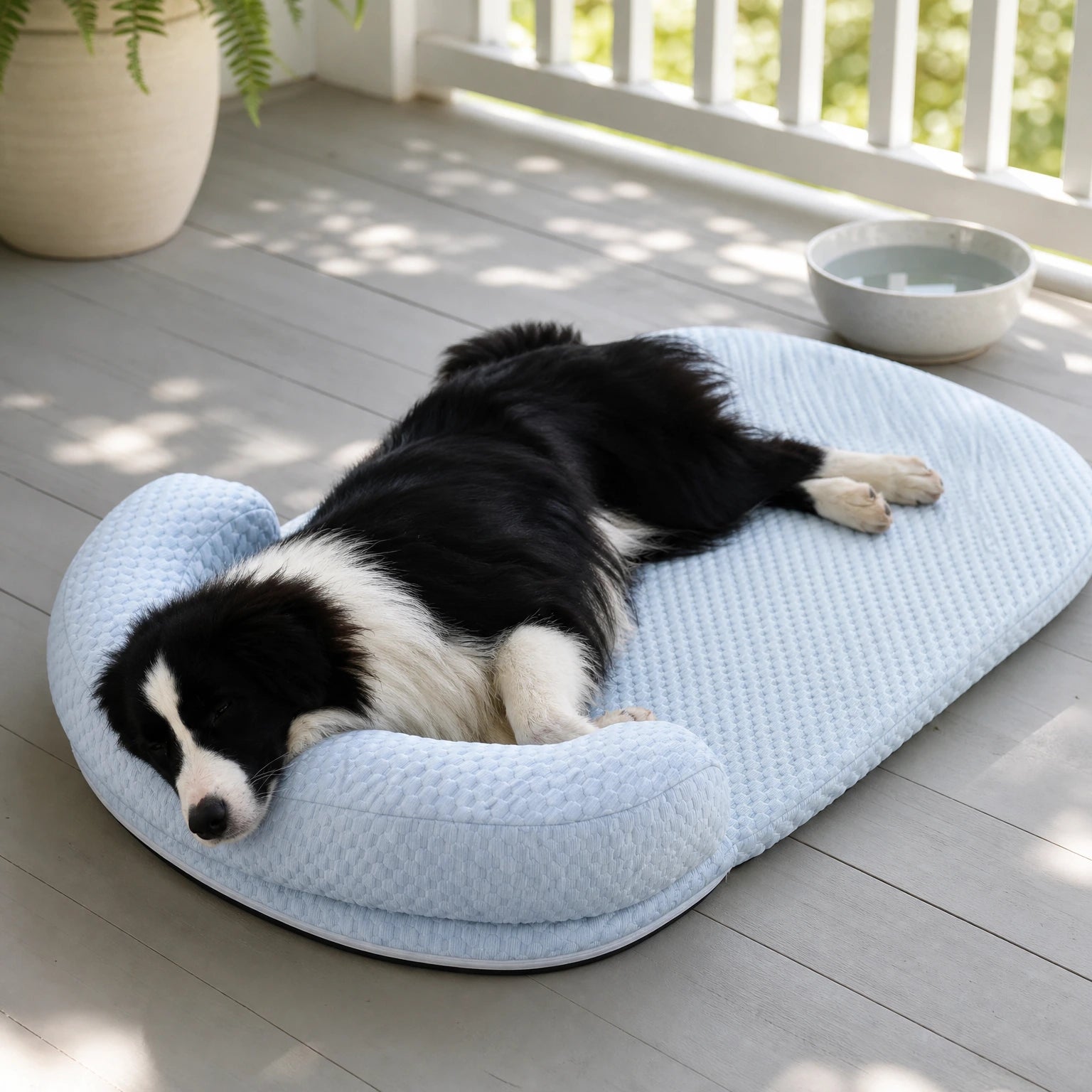 Housse De Scène De Style De Vie Bleue chillbuddy-bed