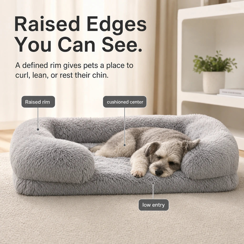 Comfortcradle Dog Bed, Raised Edges You Can See