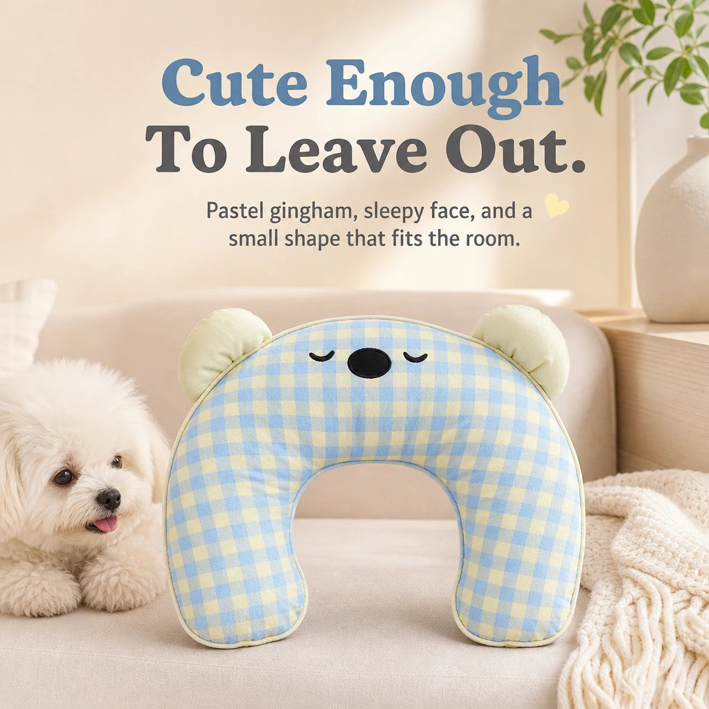 Cuddle Cloud Cozy Pet Pillow, Bleu, Argument Clé De Bénéfice