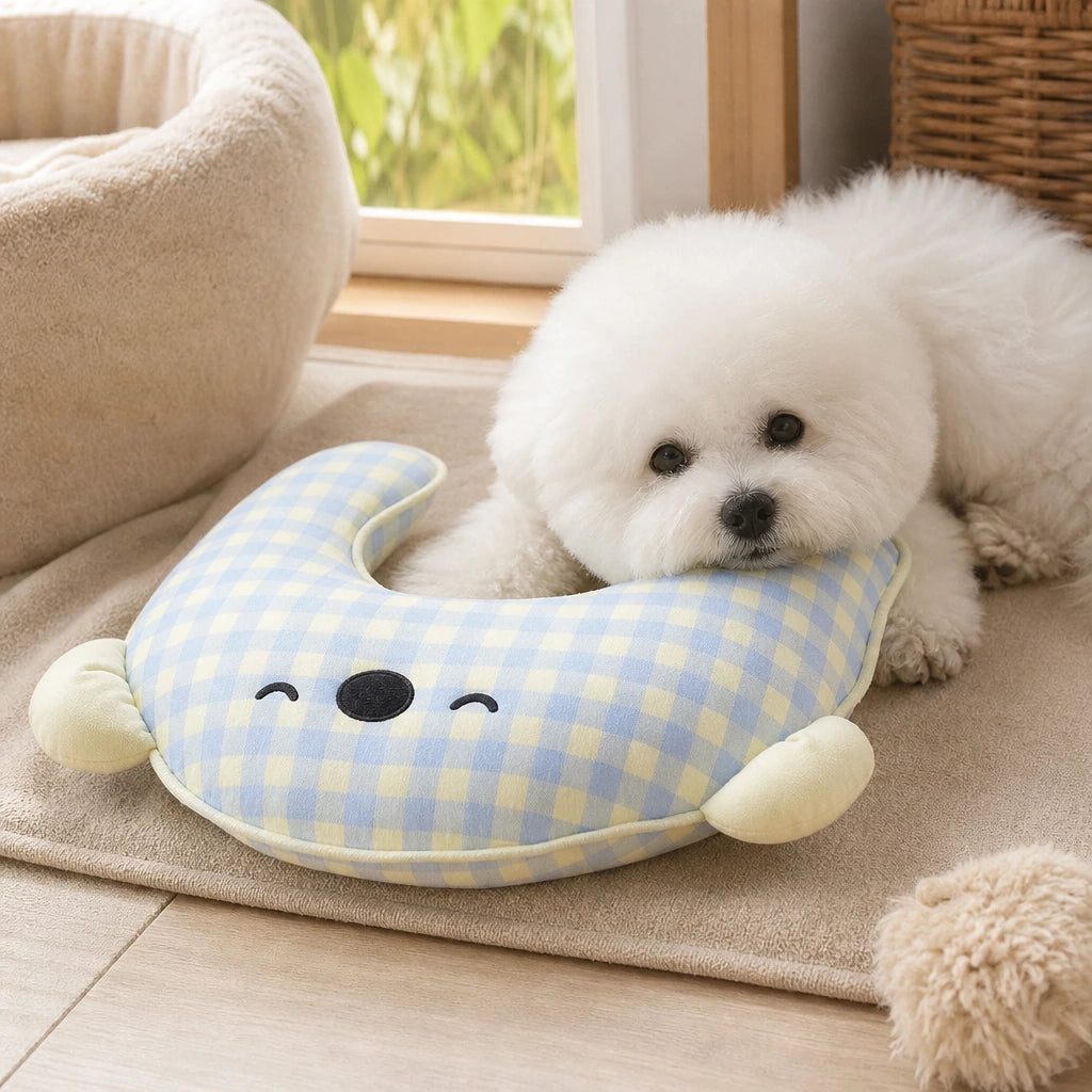 Cuddle Cloud Cozy Pet Pillow, Bleu, Mode D'Emploi / Routine