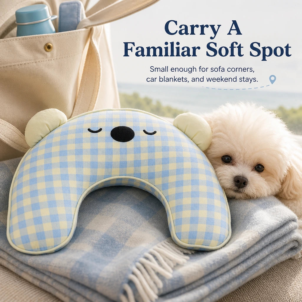 Oreiller Douillet Pour Animaux Cuddle Cloud, Bleu, Type Créatif Personnalisé