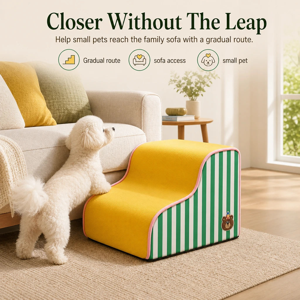 Non Slip Dog Cat Stairs, Closer Without The Leap