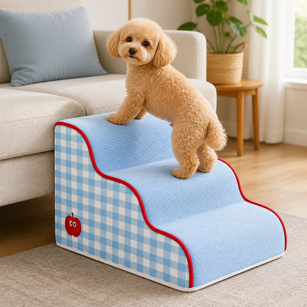 Non Slip Dog Cat Stairs, Soft Pet Stairs